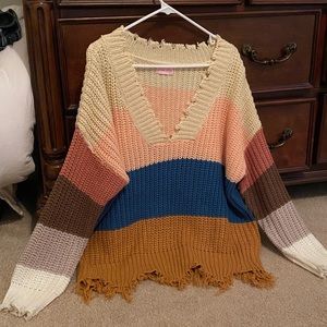 Sweater from pink lily
